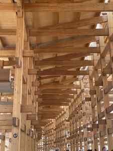 大屋根リング　第一印象は、なかなか迫力がありました